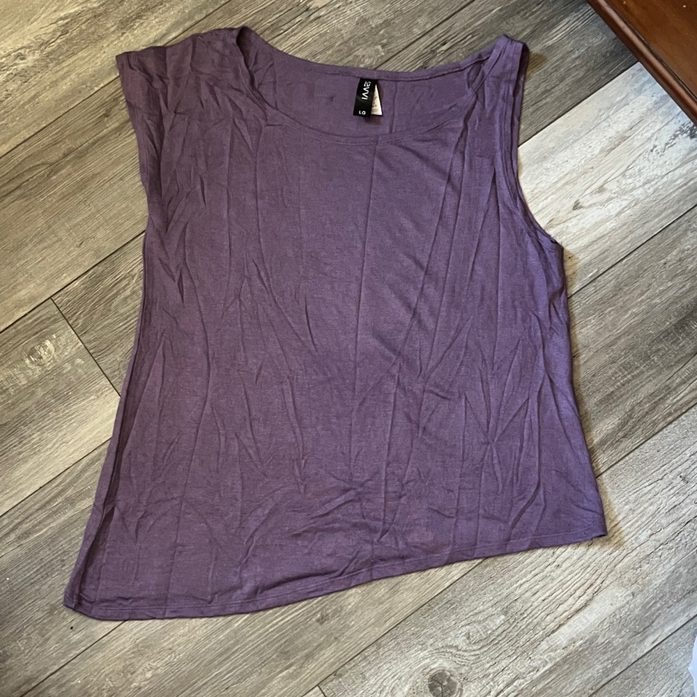 Stylish Purple Muscle Tee